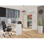 Regał Oliv 2D BIAŁY SONOMA