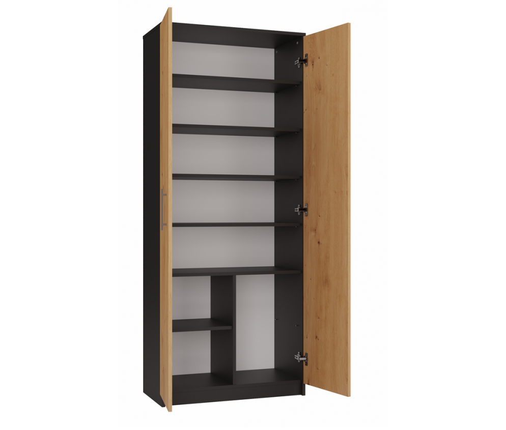 Regał Oliv 2D ANTRACYT ARTISAN