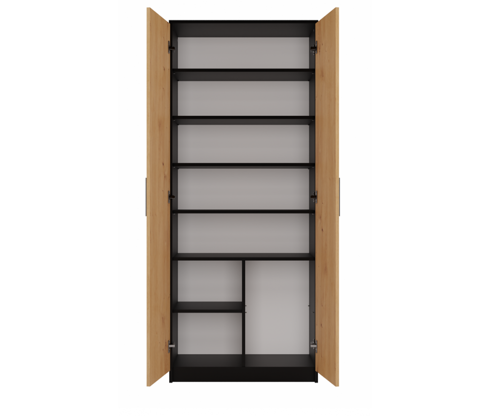 Regał Oliv 2D ANTRACYT ARTISAN