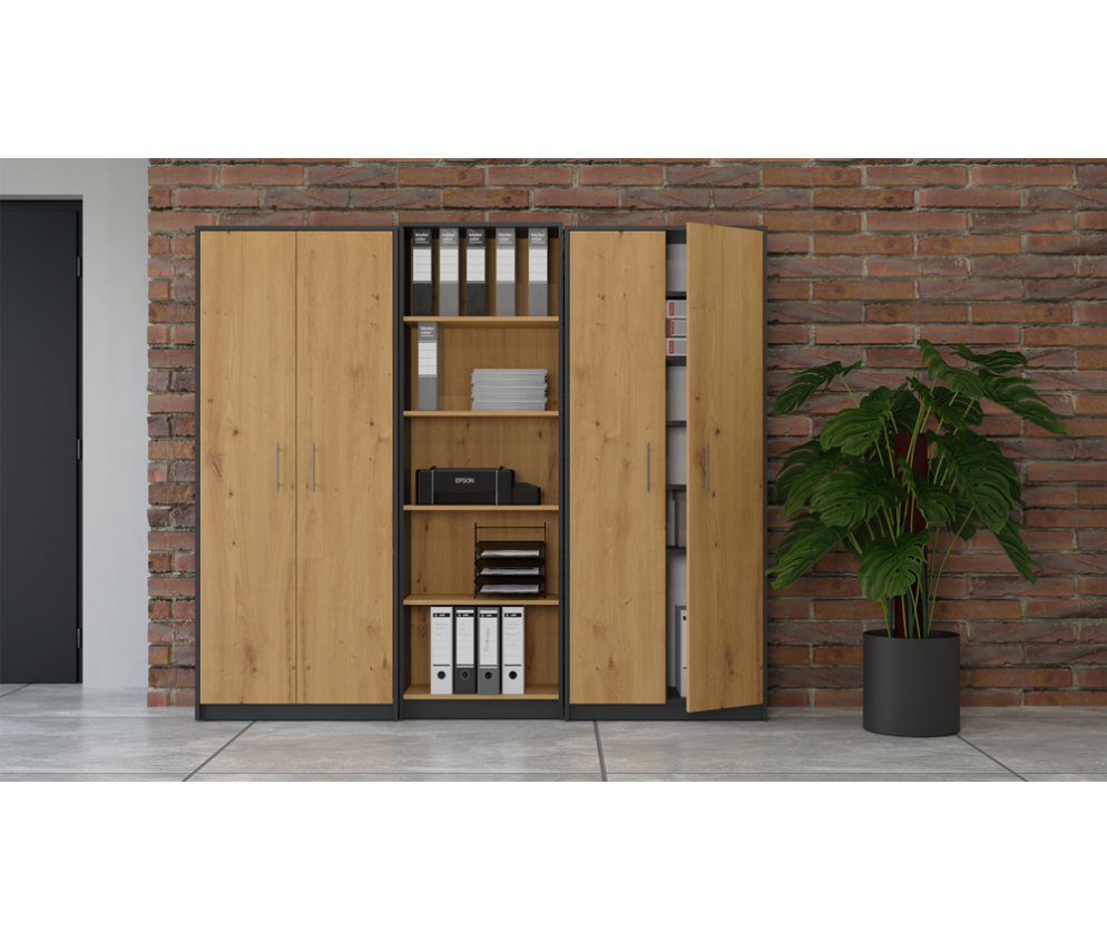 Regał Oliv 2D ANTRACYT ARTISAN