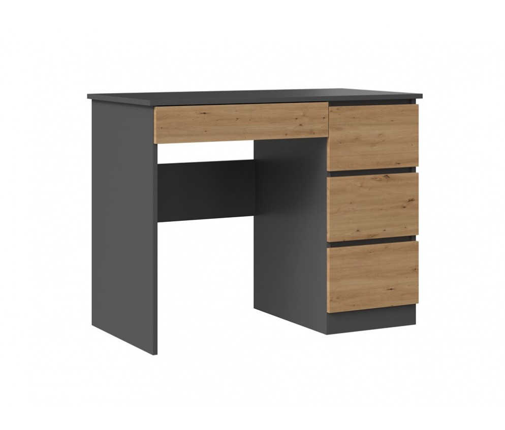 Biurko Mijas PRAWE ANTRACYT ARTISAN