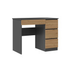 Biurko Mijas PRAWE ANTRACYT ARTISAN