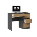 Biurko Mijas PRAWE ANTRACYT ARTISAN
