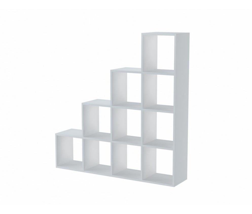 Regał Step 4X4 BIAŁY