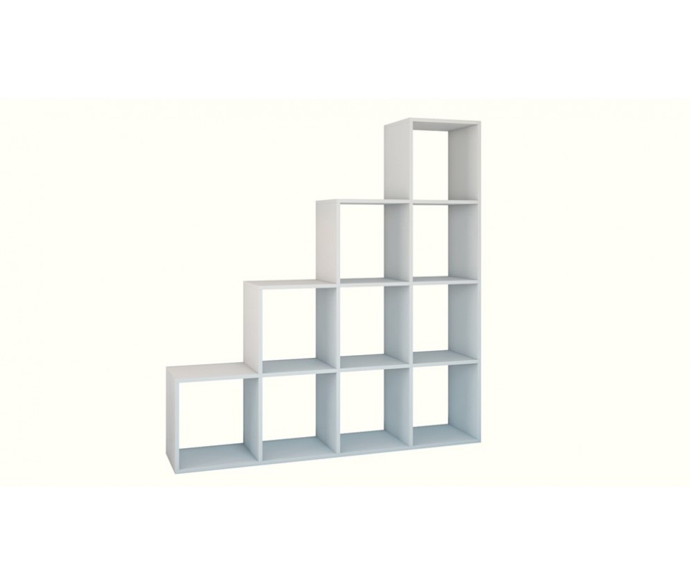 Regał Step 4X4 BIAŁY