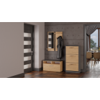 Szafka na obuwie Paula PAULA ANTRACYT ARTISAN