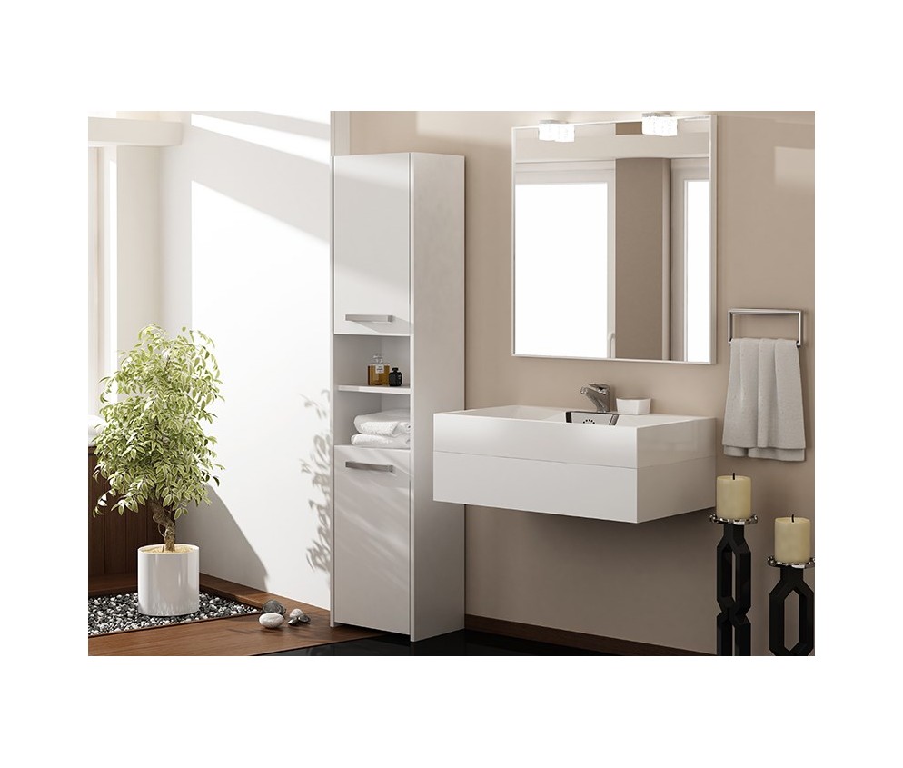 Słupek łazienkowy Sara S40 BIAŁY