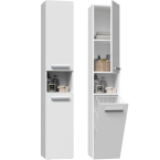 Słupek łazienkowy Nel III BIAŁY