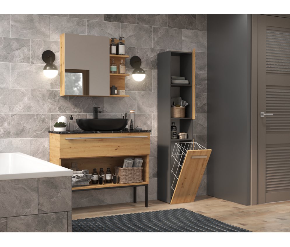 Słupek łazienkowy Nel III ANTRACYT ARTISAN