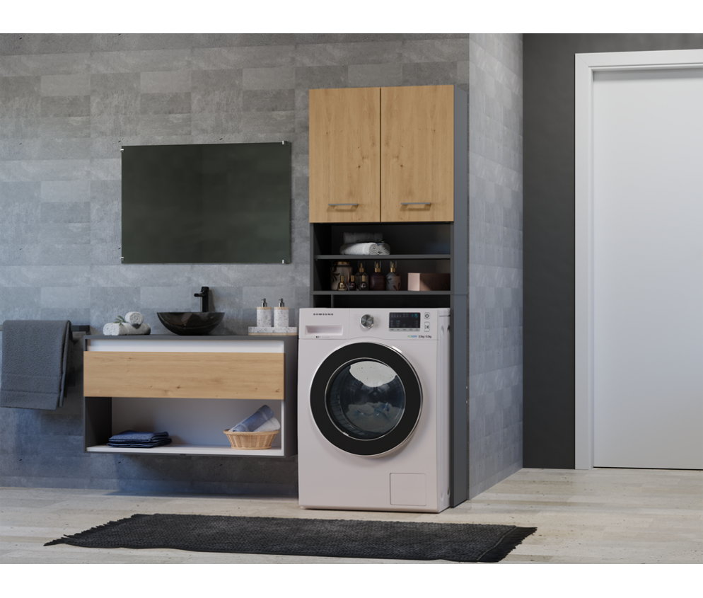 Szafka na pralkę Pola DK ANTRACYT ARTISAN