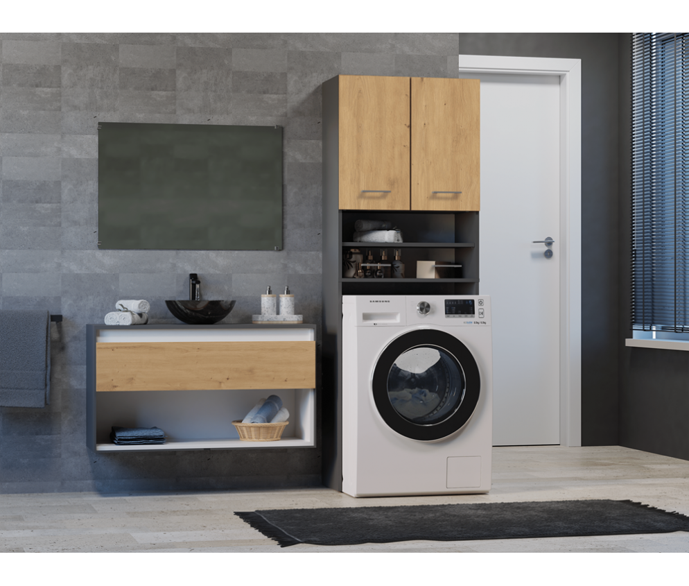 Szafka na pralkę Pola DK ANTRACYT ARTISAN