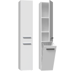 Słupek łazienkowy Nel IV BIAŁY