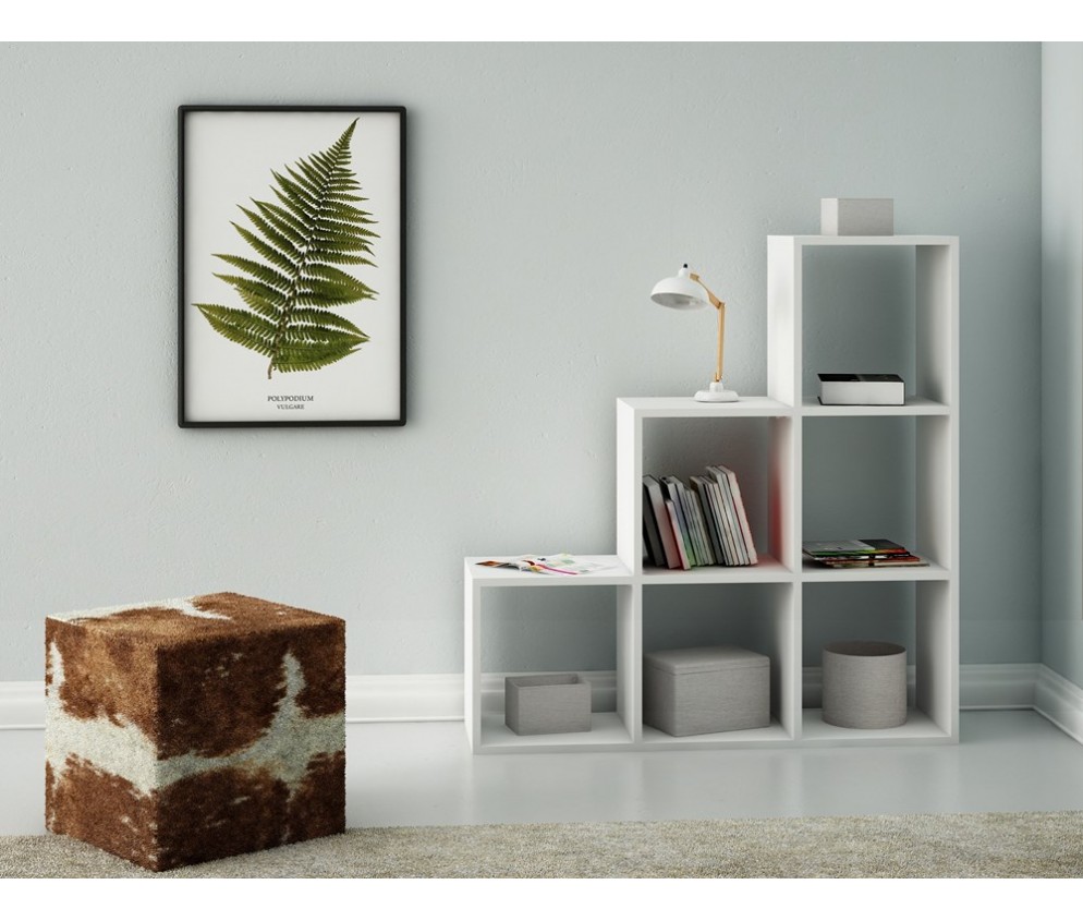 Regał STEP 3X3 RS-30 BIAŁY