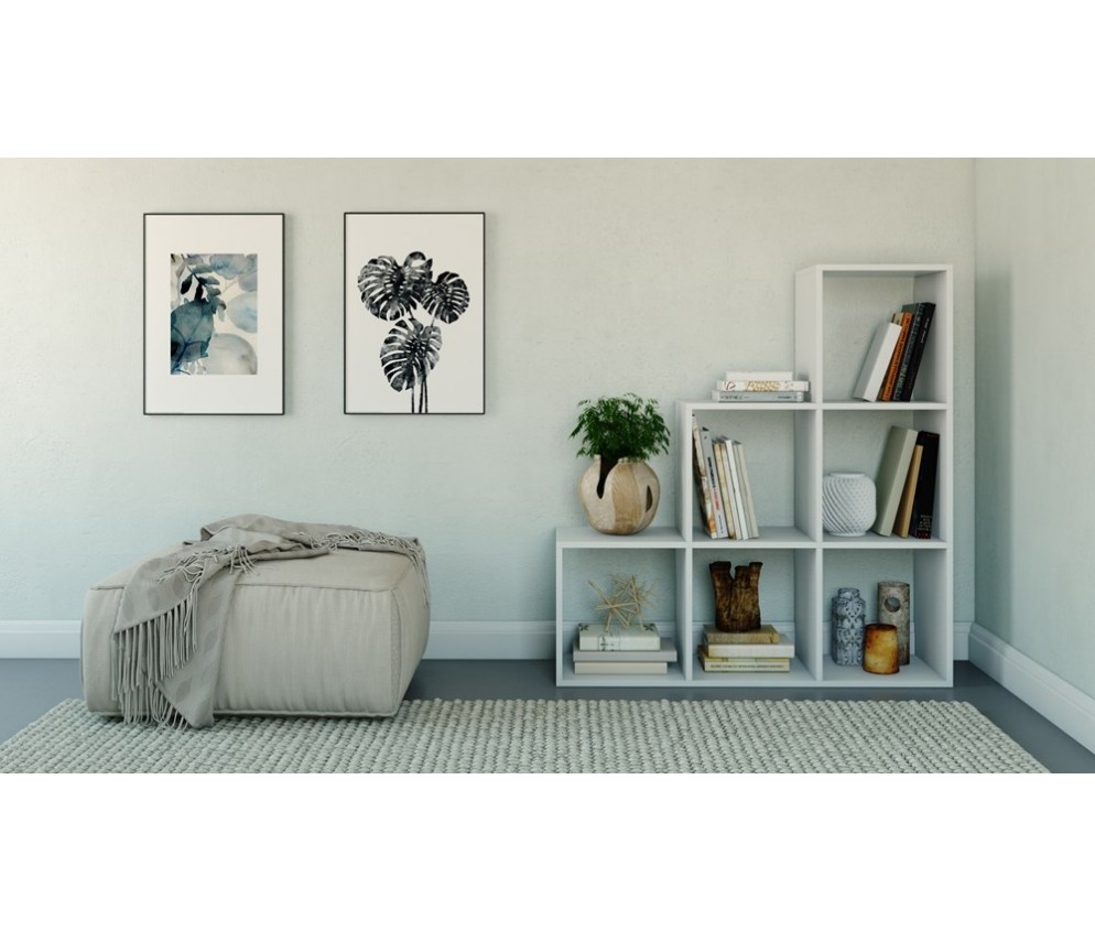 Regał STEP 3X3 RS-30 BIAŁY