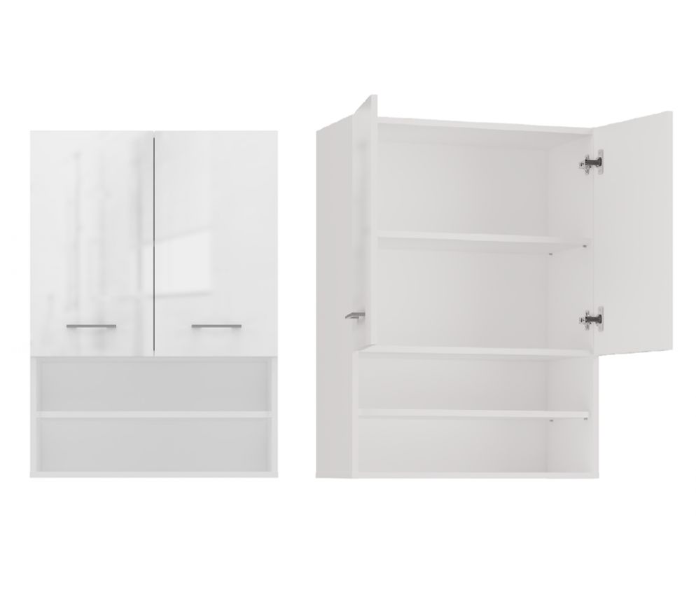 Szafka na pralkę Pola MINI/DK BIAŁY POŁYSK