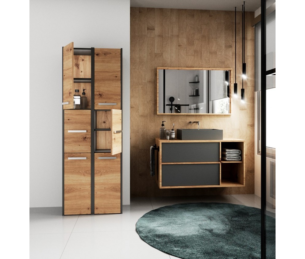 Słupek łazienkowy Sara S33 ANTRACYT ARTISAN