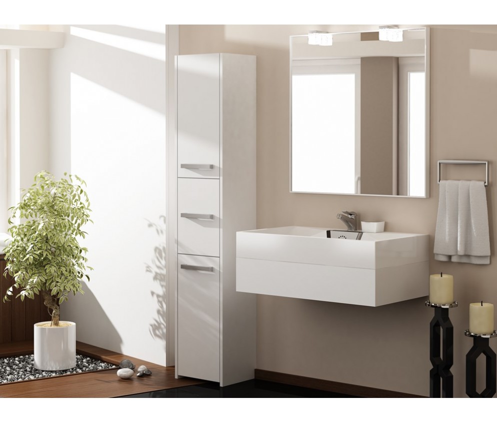 Słupek łazienkowy Sara S33 BIAŁY