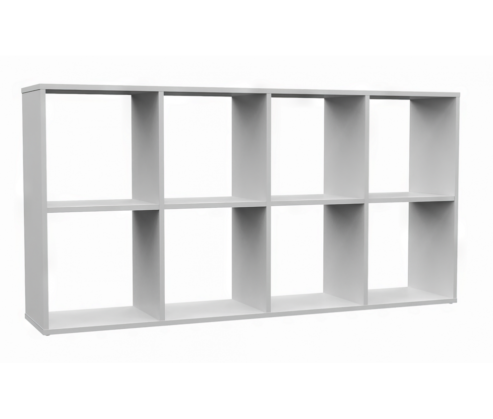 Regał Malax 2X4 BIAŁY