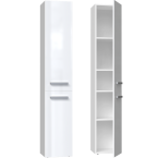 Słupek łazienkowy Nel II BIAŁY POŁYSK