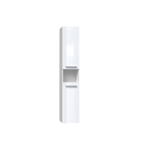 Słupek łazienkowy Nel I BIAŁY POŁYSK