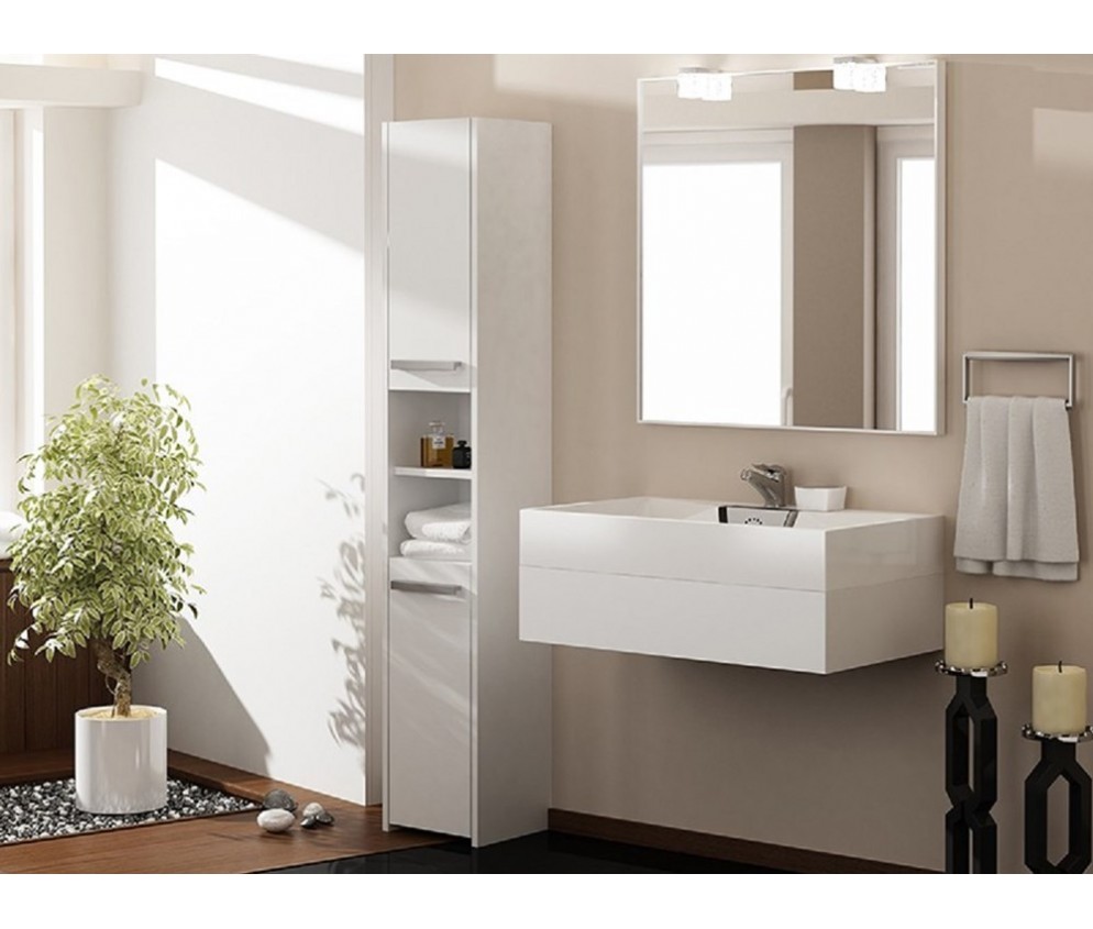 Słupek łazienkowy Sara S30 BIAŁY