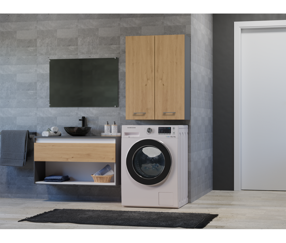 Szafka na pralkę Pola MINI/DD ANTRACYT ARTISAN