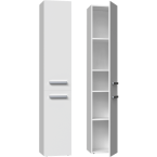 Słupek łazienkowy Nel II BIAŁY