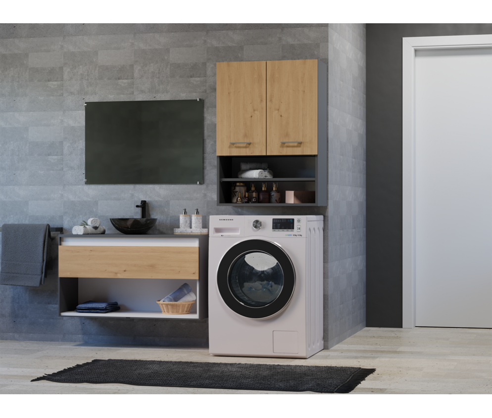 Szafka na pralkę Pola MINI/DK ANTRACYT ARTISAN