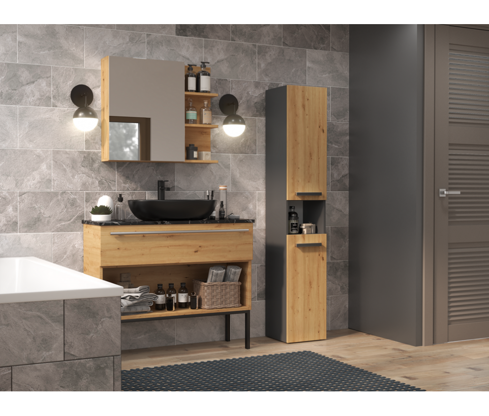 Słupek łazienkowy Nel I ANTRACYT ARTISAN