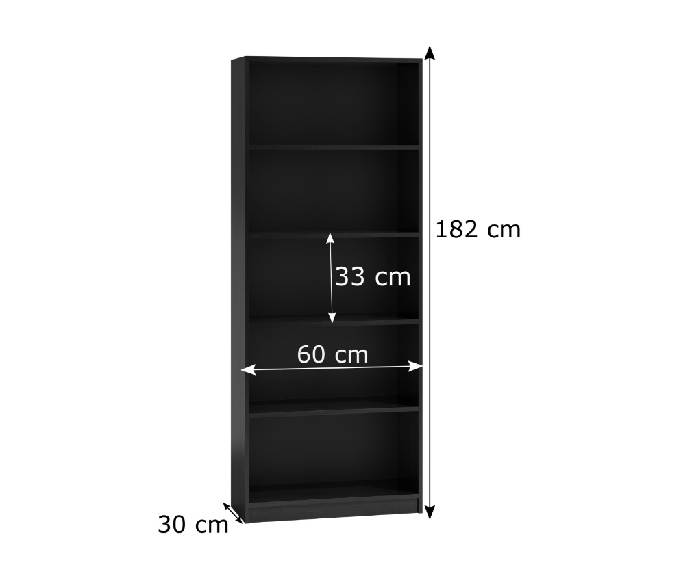 Regał Onyx R60 CZARNY