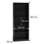 Regał Onyx R60 CZARNY