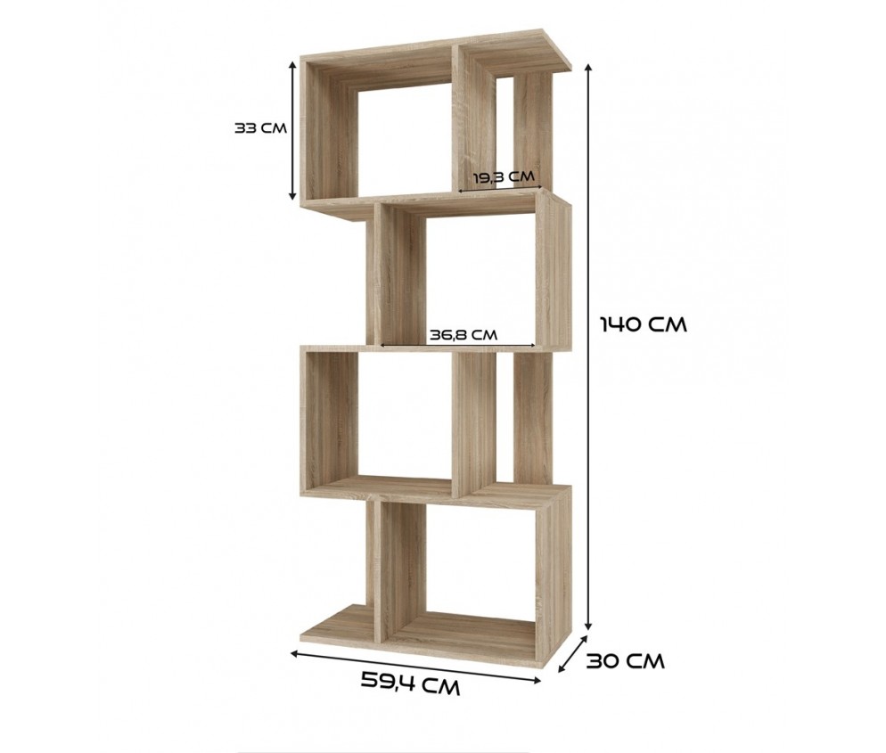 Regał Fiesta 4P SONOMA