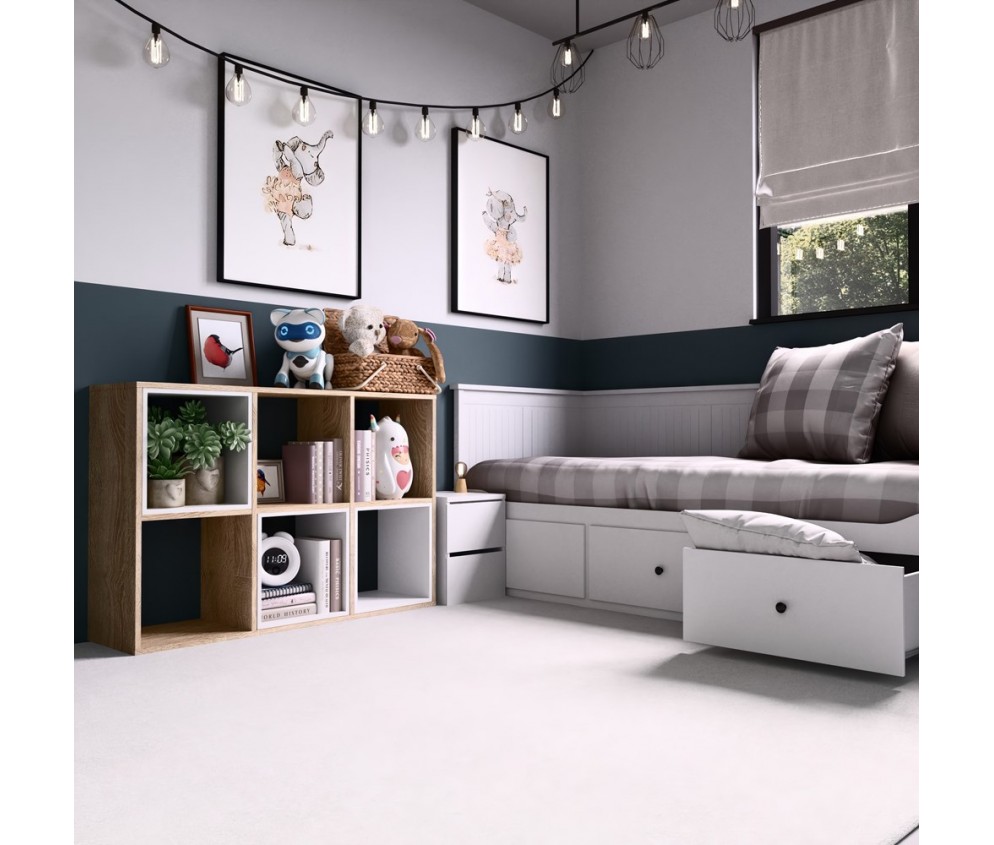 Regał Malax 2X3 SONOMA.