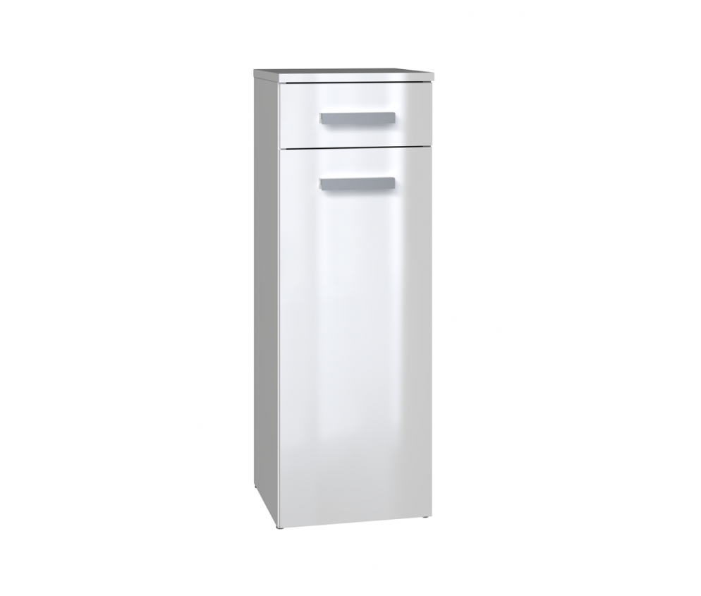 Słupek łazienkowy Nel V DS BIAŁY POŁYSK