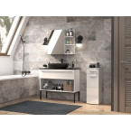 Słupek łazienkowy Nel V DS BIAŁY POŁYSK