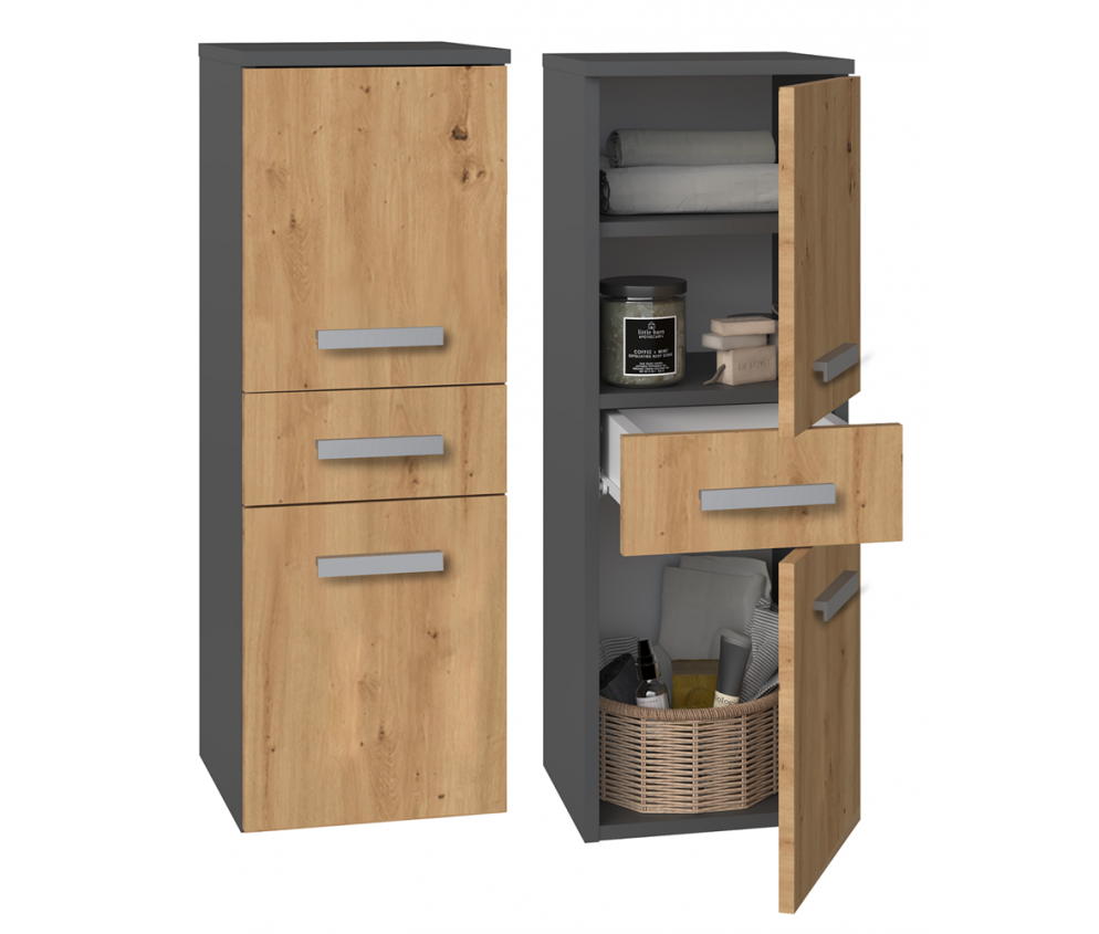 Słupek łazienkowy Nel V DDS ANTRACYT ARTISAN