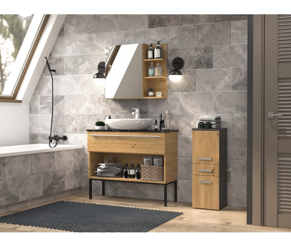 Słupek łazienkowy Nel V DDS ANTRACYT ARTISAN