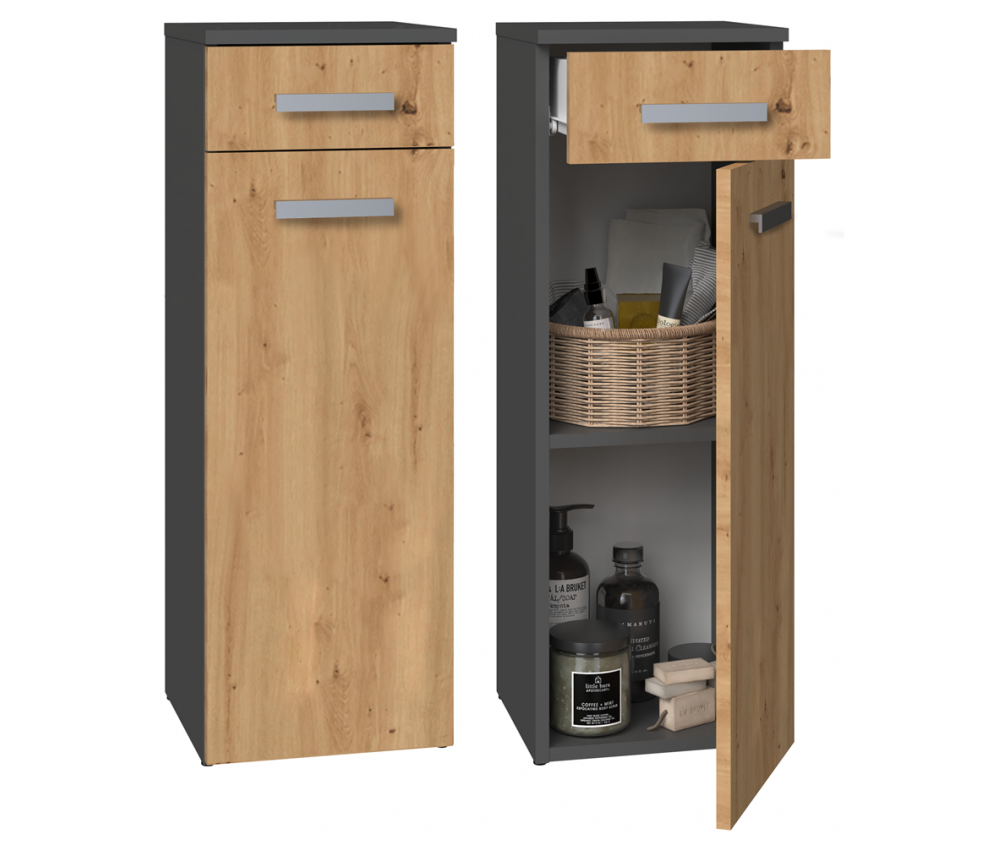 Słupek łazienkowy Nel V DS ANTRACYT ARTISAN