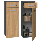 Słupek łazienkowy Nel V DS ANTRACYT ARTISAN