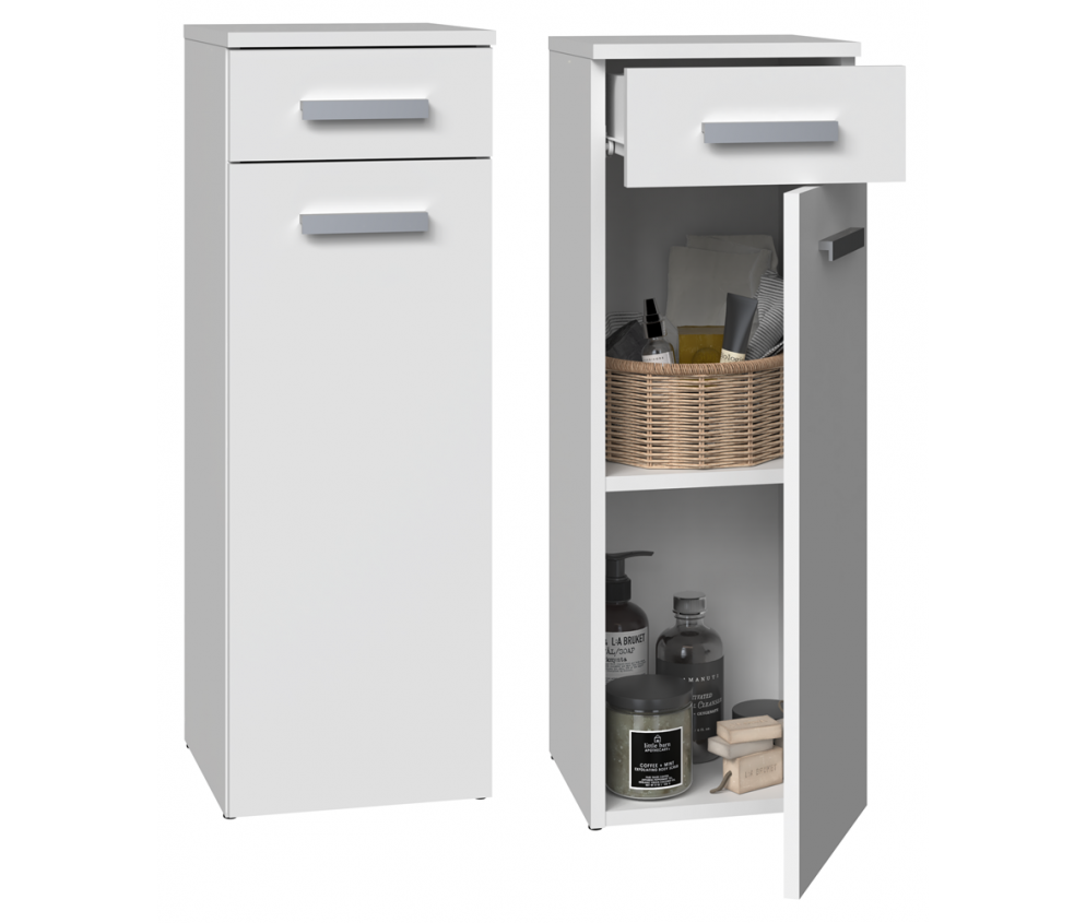 Słupek łazienkowy Nel V DS BIAŁY