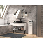 Słupek łazienkowy Nel V DS BIAŁY