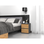 Szafka nocna Malwa W2 ANTRACYT ARTISAN