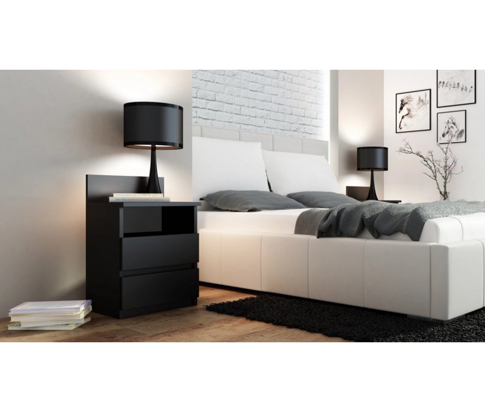 Szafka nocna Malwa M1 CZARNY