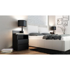 Szafka nocna Malwa M1 CZARNY