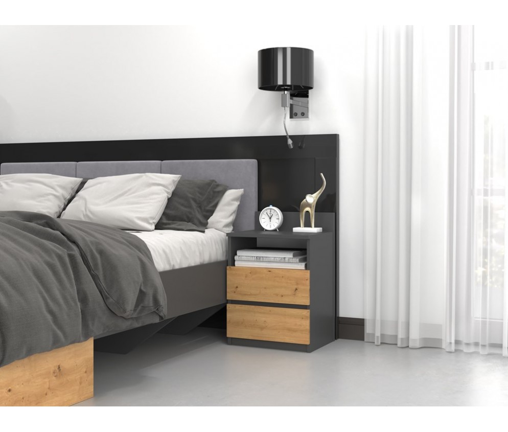 Szafka nocna Malwa M1 ANTRACYT ARTISAN