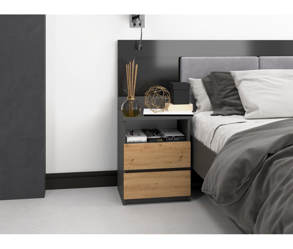 Szafka nocna Malwa M1 ANTRACYT ARTISAN