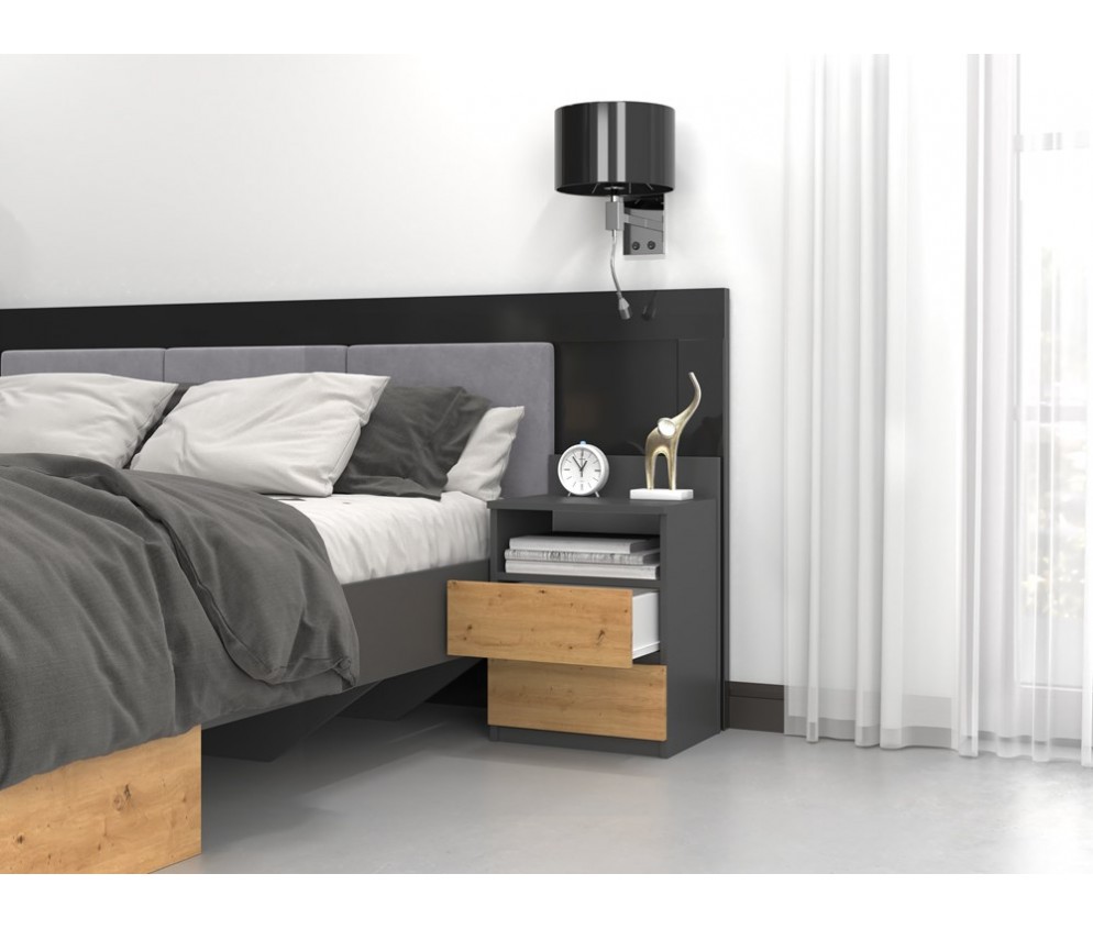 Szafka nocna Malwa M1 ANTRACYT ARTISAN