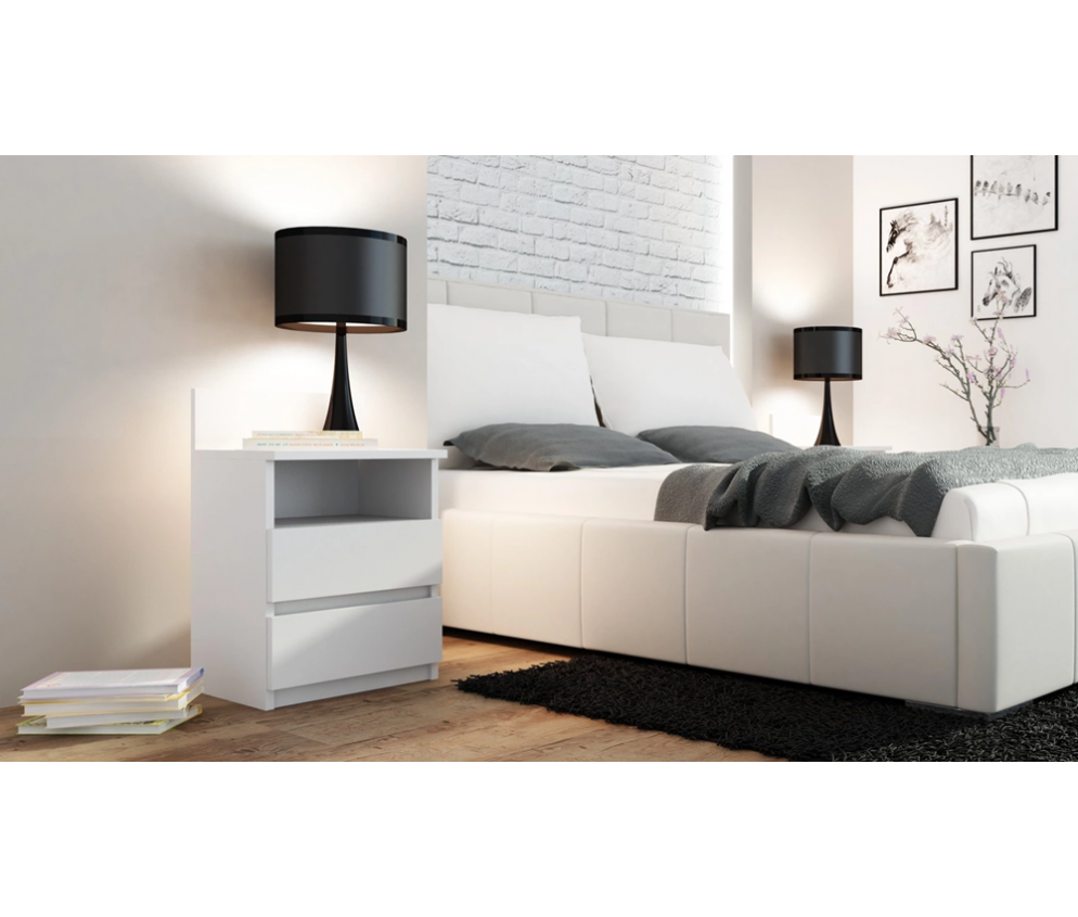 Szafka nocna Malwa M1 BIAŁY