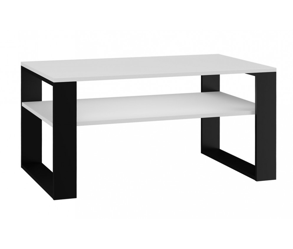 Ława Modern 1P BIAŁY CZERŃ