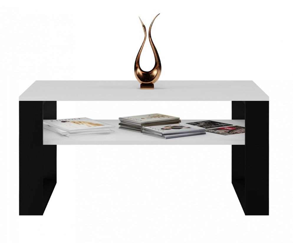 Ława Modern 1P BIAŁY CZERŃ